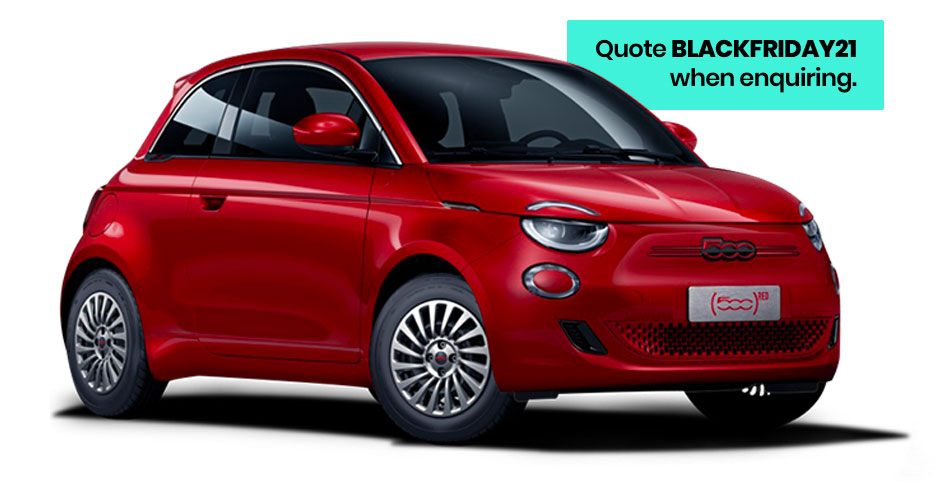 Fiat 500 Red Black Friday Lease Deal